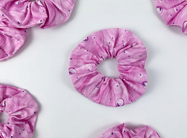 Art Scrunchie: Bone (Pretty in Pink)