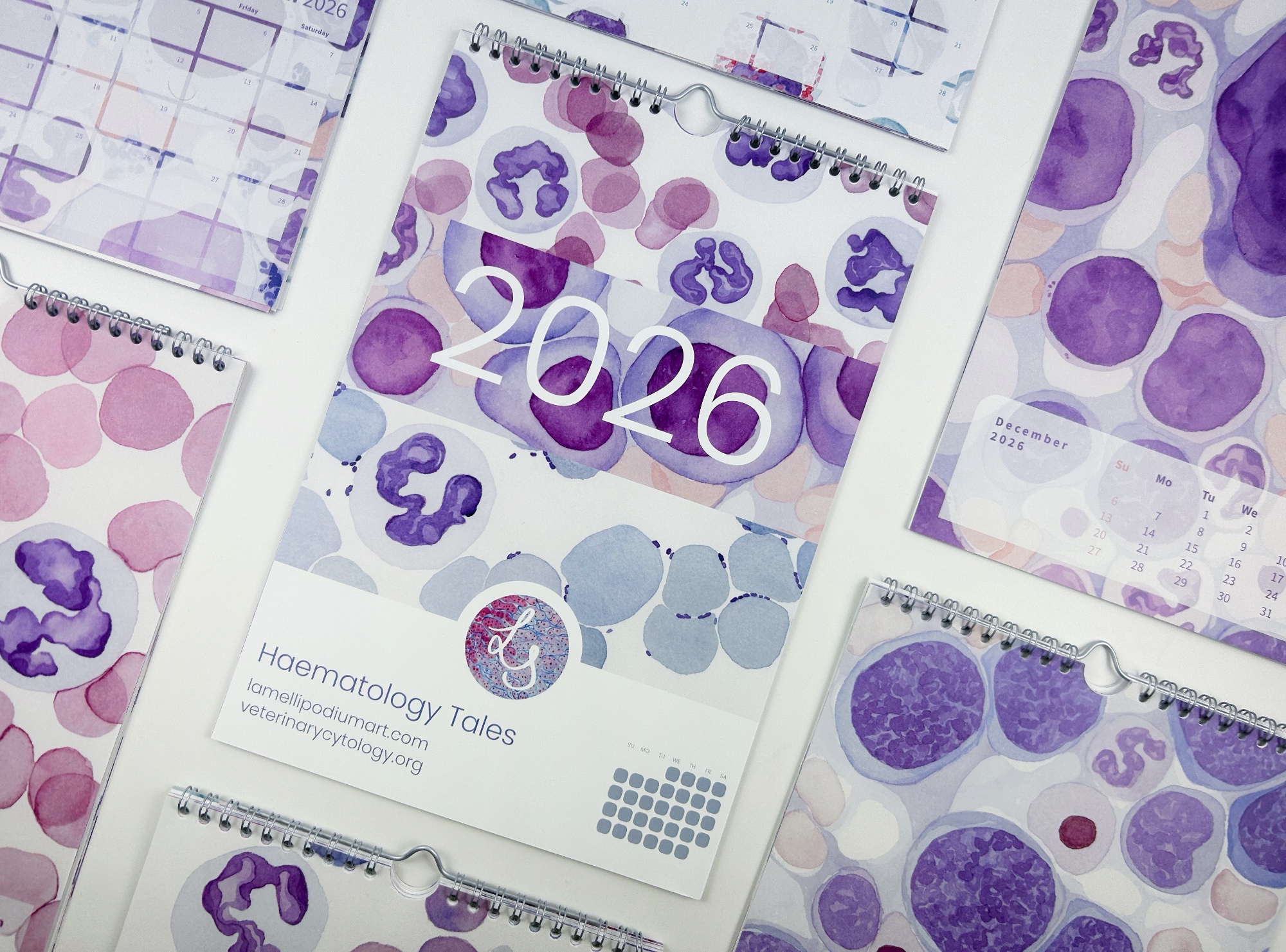 2026 Calendar "Haematology Tales", Writable Design